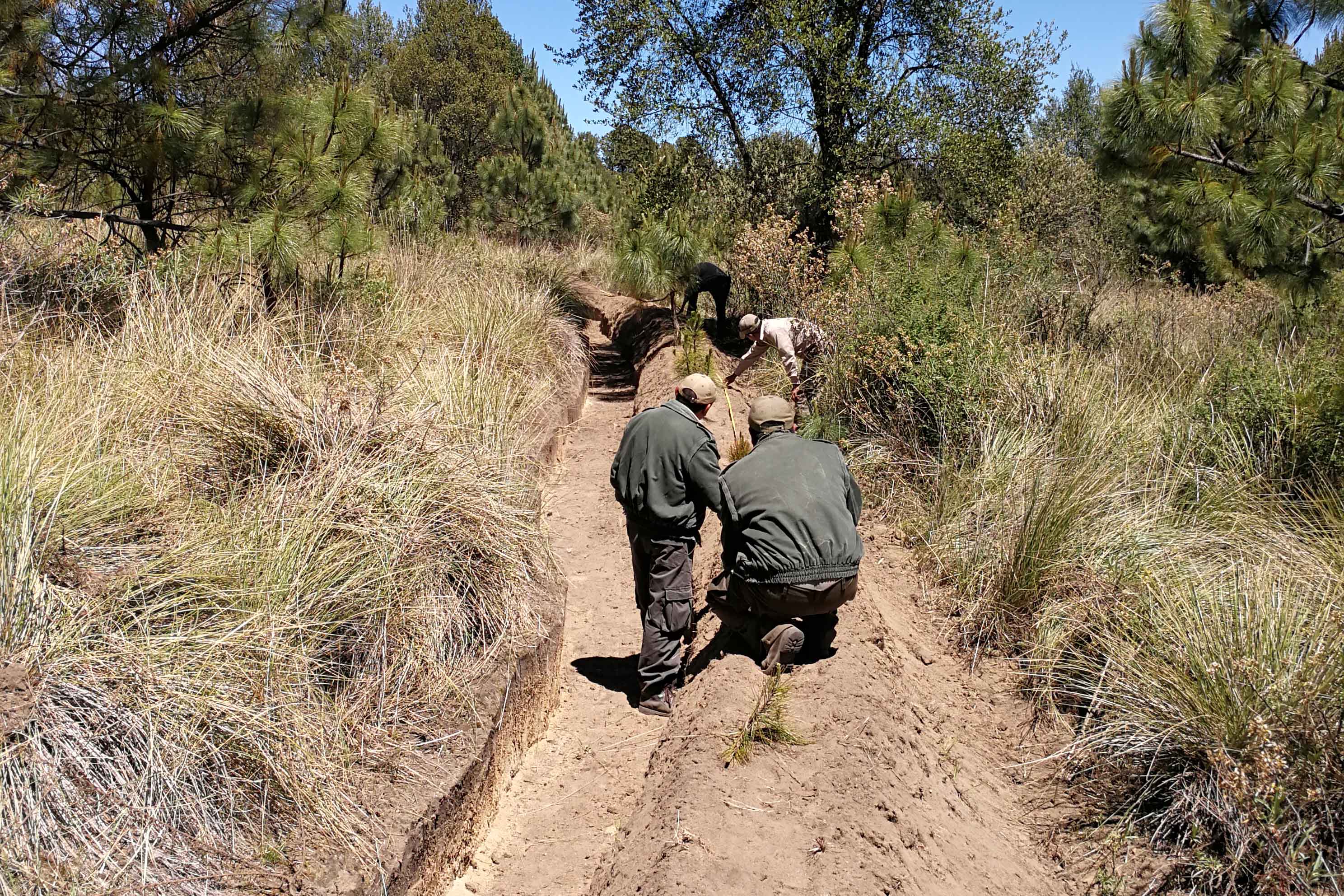Registra 50% de avance rehabilitación de zanjas en la Malinche
